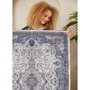 Conceptum Alfombra de Algodón 80 x 150 cm en Crema, Gris y Beige